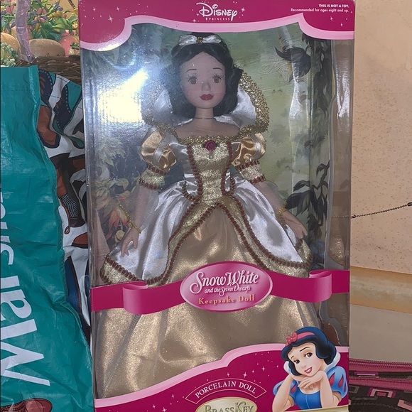 disney snow white porcelain doll